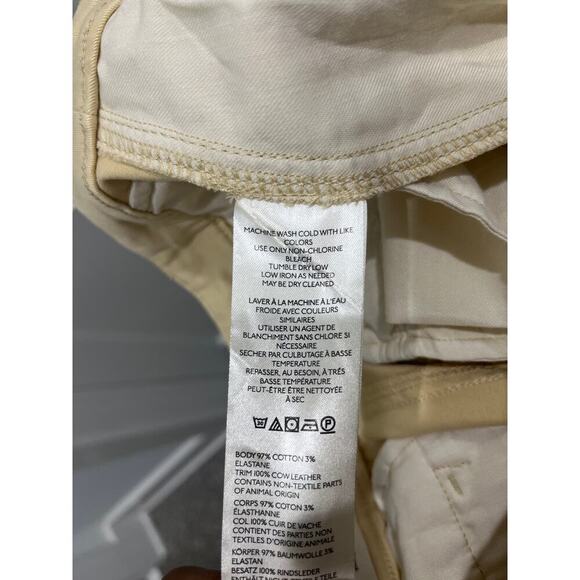 Pilcro Anthropologie Tan High Waisted Shorts Sz 29 - Picture 4 of 4